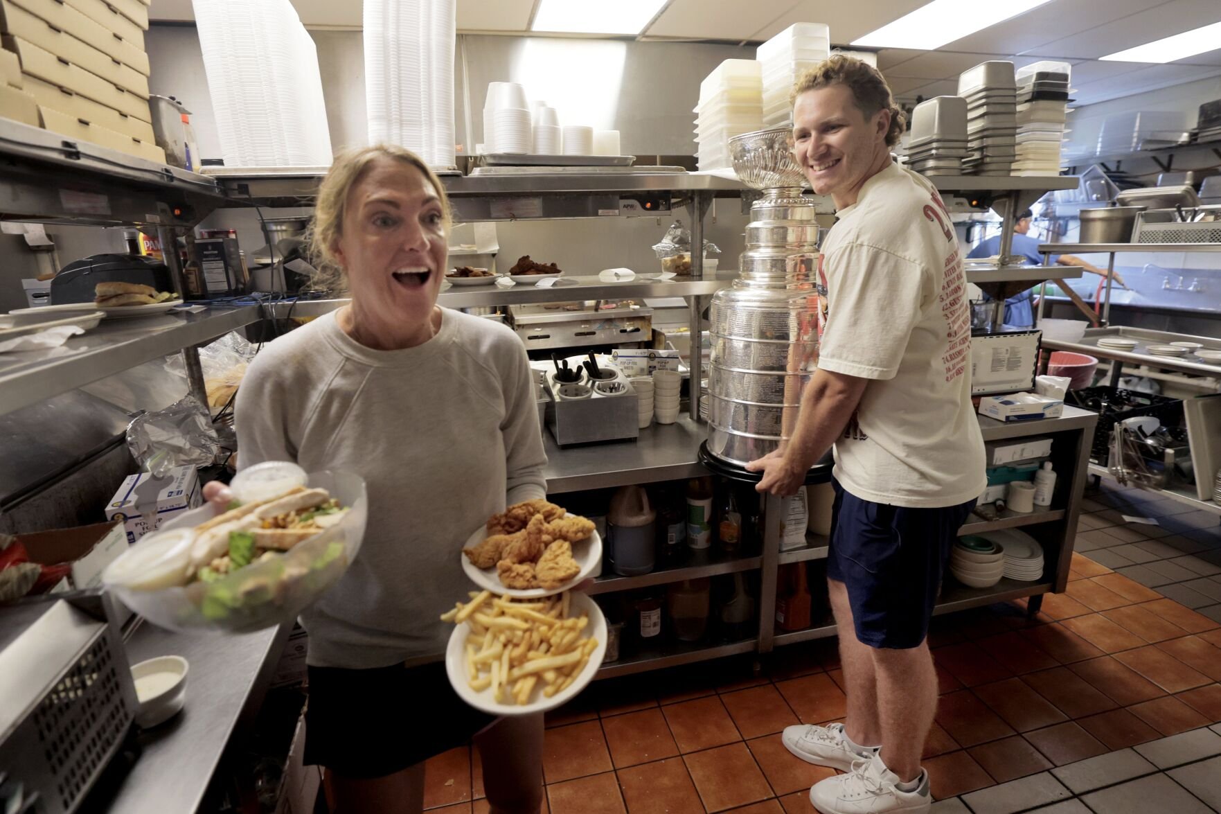 Panthers forward and ӣƵ native Matthew Tkachuk shares Stanley Cup after winning back-to-back NHL championships